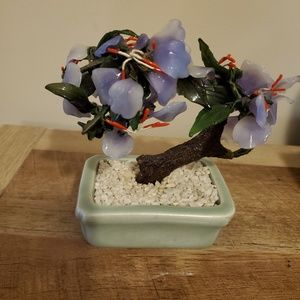 Bonsai tree glass Japanese glass art